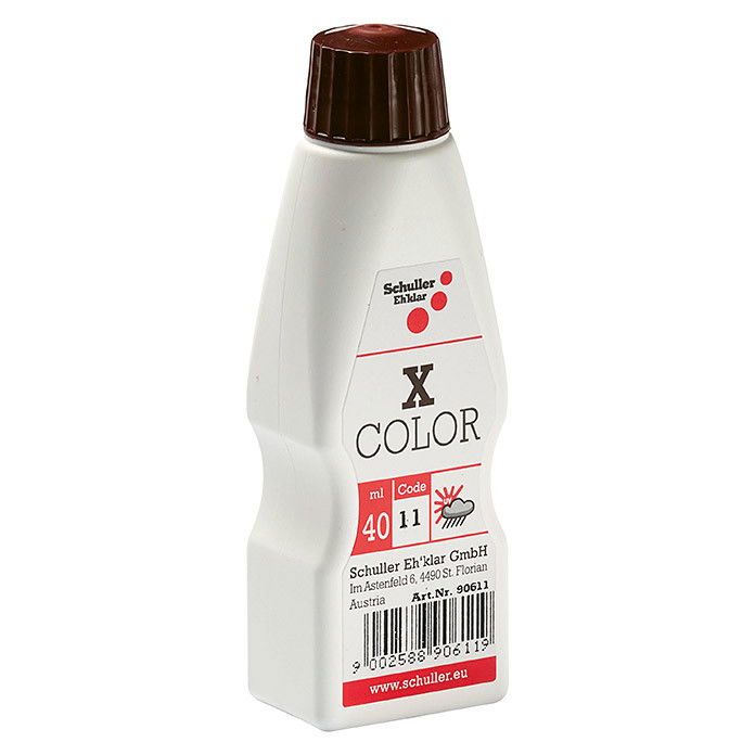Schuller X-COLOR fény- és időjárásálló színező, 40 ml, barna oxid termék fő termékképe