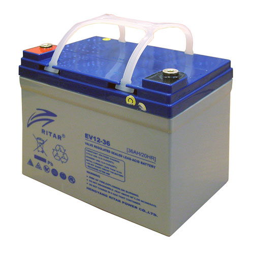 Ritar EV12-36 ciklikus ólomakkumulátor 12 V/36 Ah termék fő termékképe