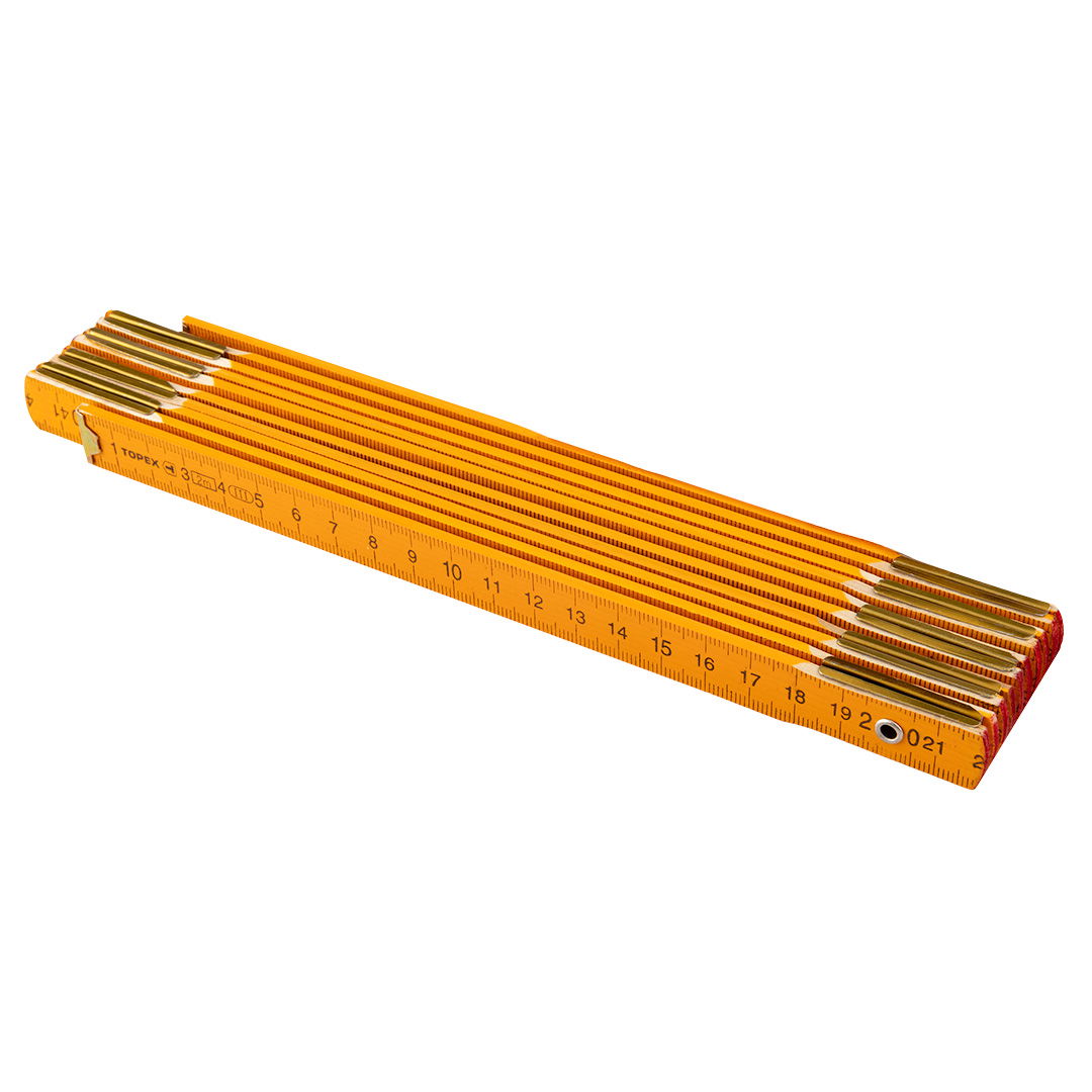 Topex 26C012-1 fa colostok, sárga, 2 méter termék fő termékképe