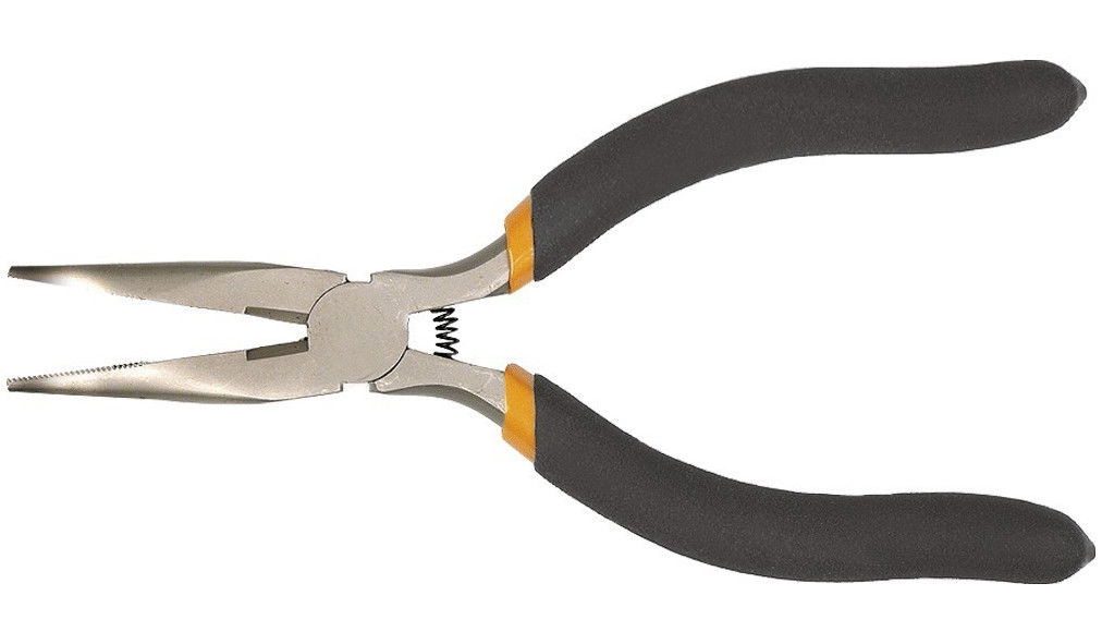 Topex 32D723 hajlított műszerész félkerekcsőrű fogó, 130 mm termék fő termékképe