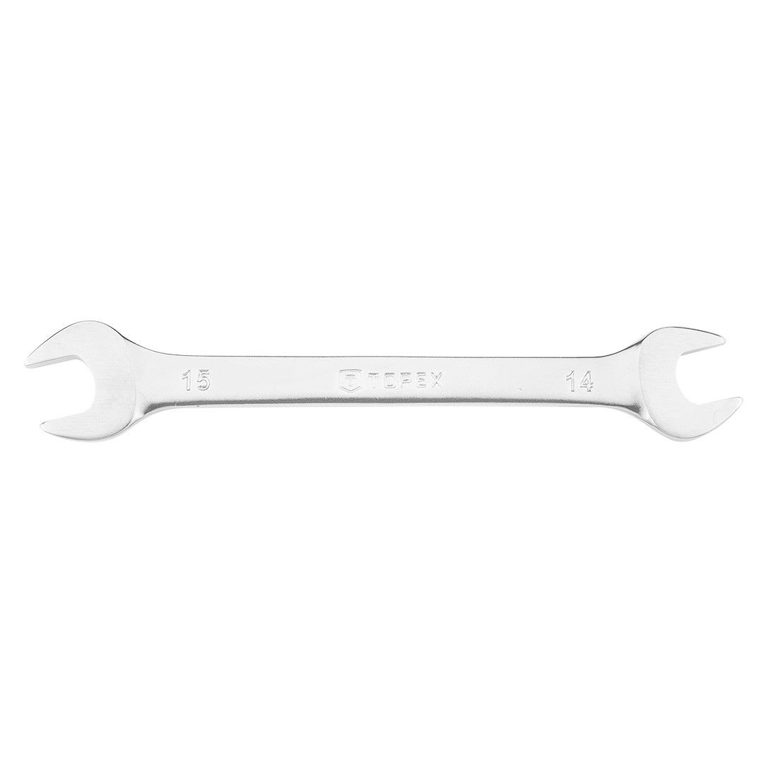 Topex 35D609 villáskulcs, CrV acél, ovális keresztmetszet, 14x15 mm termék fő termékképe