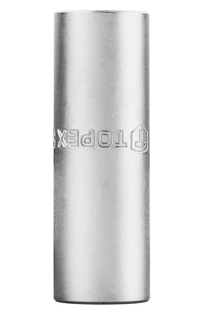 Topex 38D764 1/2"-os gyertya dugókulcs fej, CrV acél, 6-lapú, 16 mm termék fő termékképe