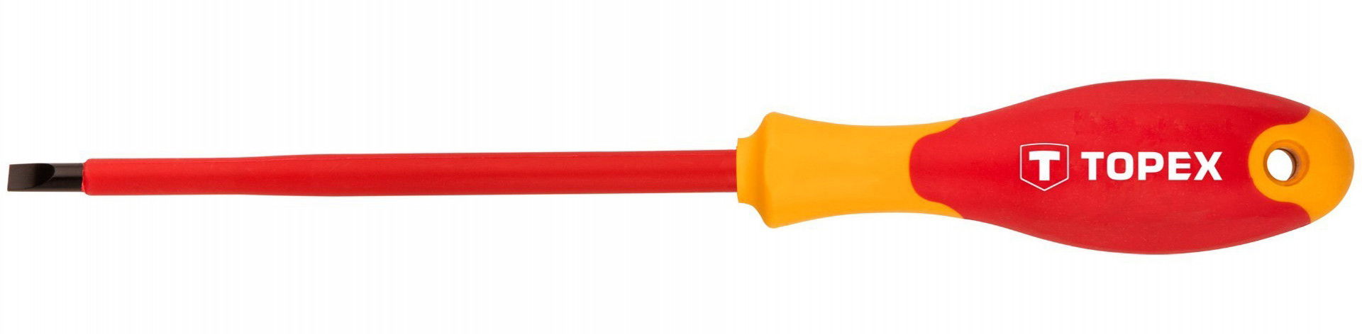 Topex 39D473 szigetelt lapos csavarhúzó, 245/125 mm, 5.5 mm termék fő termékképe