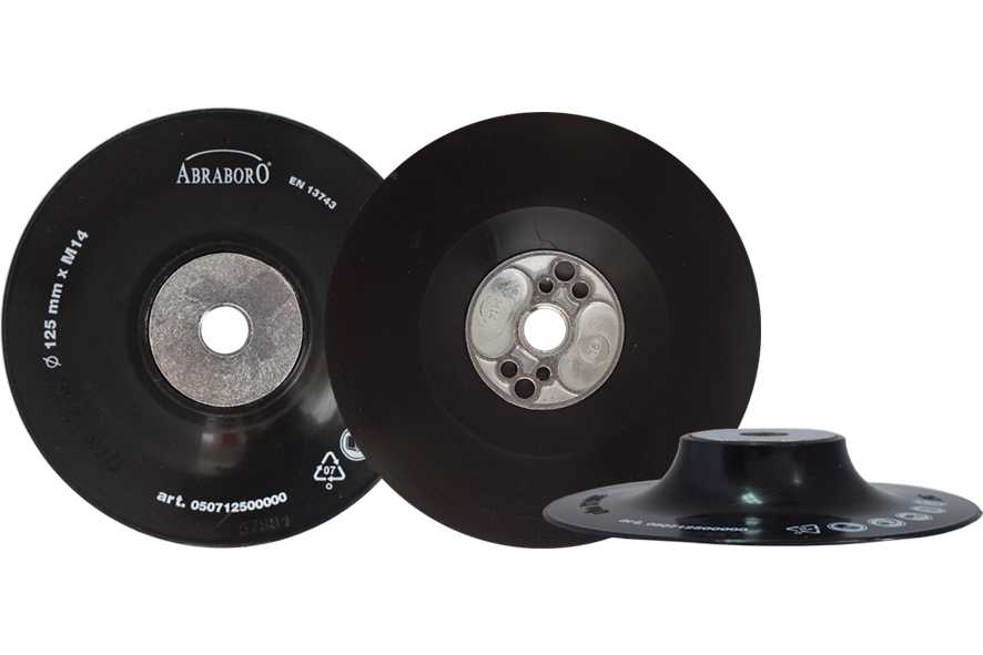 Abraboro 115 x M14 műanyag tányér fibertárcsához termék fő termékképe