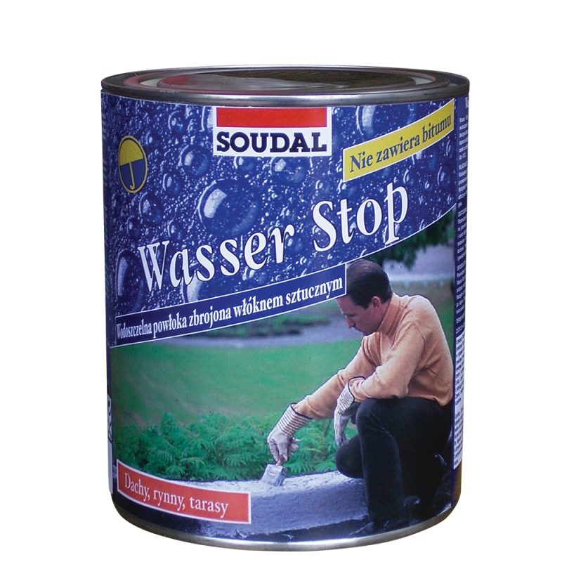 Soudal Wasser Stop tetőjavító máz 750 ml, szürke termék fő termékképe
