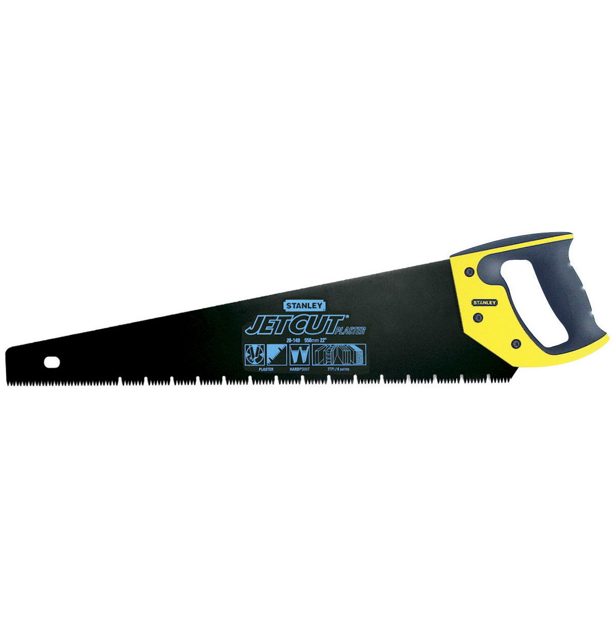 Stanley 2-20-149 JETCUT gipszkarton fűrész Applifon bevonattal, 7 TPI x 550 mm termék fő termékképe