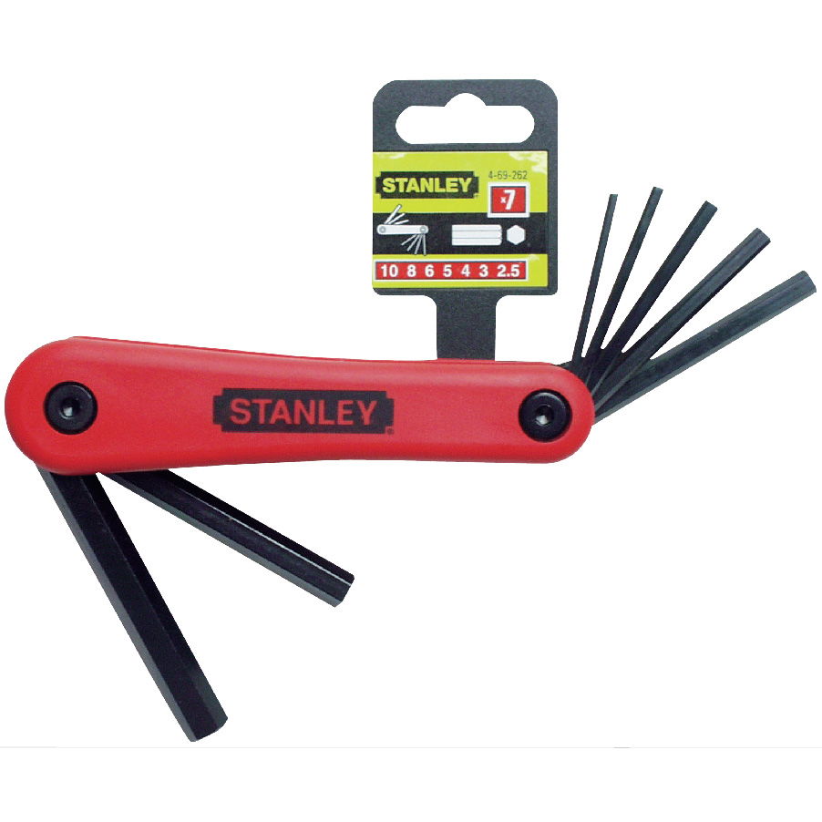 Stanley 4-69-262 összecsukható imbuszkulcs készlet, 7 részes termék fő termékképe