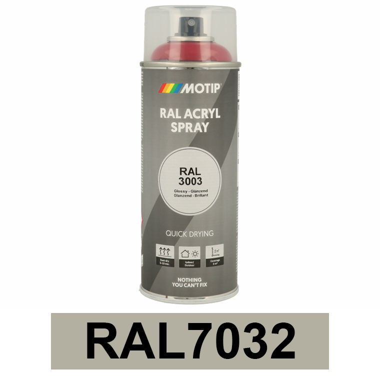 Motip Ipari festék spray, RAL7032, 400 ml termék fő termékképe