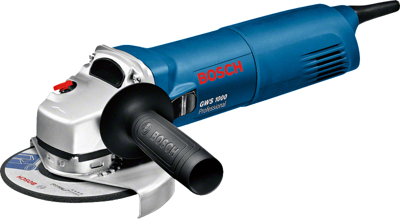 Bosch GWS 1000 sarokcsiszoló nagyolótárcsával termék fő termékképe