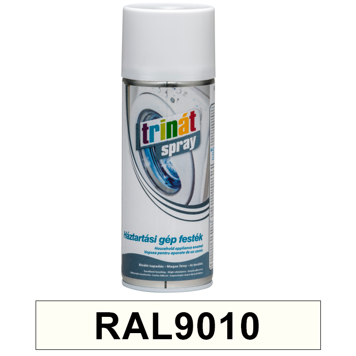 Trinát Háztartási gép festék spray, RAL9010, 400 ml termék fő termékképe